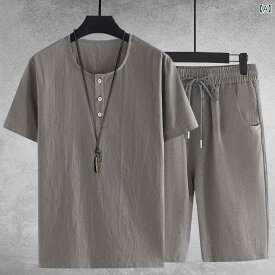 セットアップ メンズ 夏 半袖 カジュアル 薄手 トレンド シャツ トップス カジュアル シャツ ジャケット シャツ
