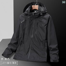 メンズ ファッション スポーツ ジャケット コート 秋冬 大きめサイズ フード アウトドア フード トレンド 薄手 ジャケット