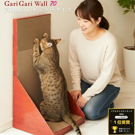 ★本日当店ポイント＋3倍★猫爪とぎ 猫用爪とぎ キャットスクラッチャー mju:ガリガリウォール ガリガリウォール70 オリジナルブラウン レギュラーサイズ リアルタイムランキング受賞 送料無料 爪研ぎ スクラッチャー ウォール 壁型爪とぎ