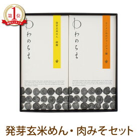 母の日 早割 プレゼント ギフト お祝い玄米麺 発芽玄米 グルテンフリー 大津茗荷村 国産 パスタ 麺 発芽玄米めんとジャージャー麺の素 ギフトセット（BOX2）【送料無料】 滋賀 小麦粉不使用 米粉 小麦アレルギー 農薬不使用 低糖質 マクロビ 手作り