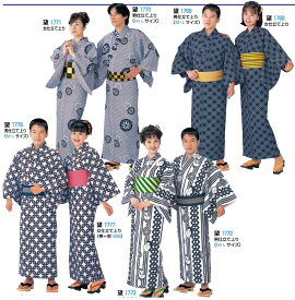 邦楽柄ゆかた 日本製