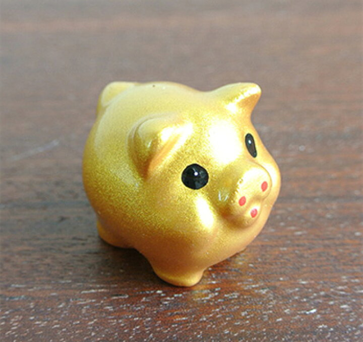楽天市場 ミニミニ金豚の置物 ぶた グッズ 豚 ブタ 置物 ぶた 雑貨 縁起物 幸運 金運 金豚 黄金の豚 ゴールド 風水雑貨 風水グッズ 風水 おしゃれ オブジェ アジア雑貨 お洒落 リゾート 誕生日プレゼント ギフト 天然素材の家具 照明 Wanon