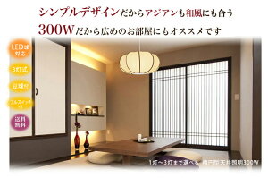 楕円型和風天井照明L