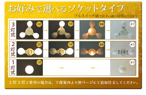 楕円型和風天井照明L