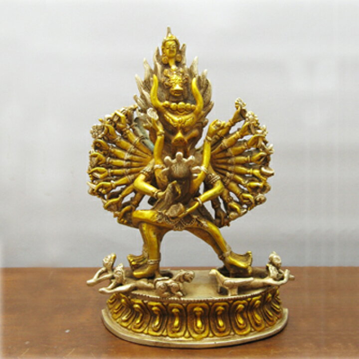 楽天市場】アンティーク仏像歓喜仏（ヤブユム）《千手》【仏像  