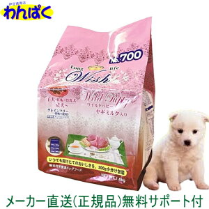 【クーポン有】 開けて楽しい小袋分包 Wish ウィッシュ 犬用 ワイルドパピー1.8kg 猪肉 ドッグフード 無添加 アレルギー ドライフード 乳酸菌 安全 食物 皮膚 痒み 送料無 他お試しフードサン