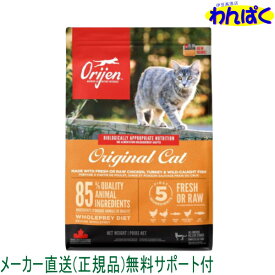 【クーポン有】 オリジン 猫用 オリジナルキャット 5.4kg キャットフード 子猫 成猫 正規品 送料無 ドライフード 他お試しフードサンプル有64992280543 AS100