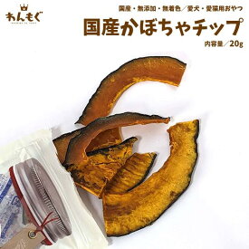 犬　おやつ　無添加　国産　国産かぼちゃチップ　20g　わんもぐ　こだわり　ヘルシー