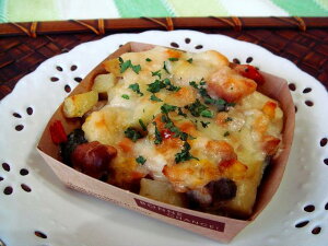 【無添加】チキンと彩り野菜の豆乳グラタン【犬無添加ごはん・犬手作りご飯・犬フード・犬無添加・犬手作り食食・ナチュラルフード・ナチュラルペットフード・ペットフード・ドッグフ