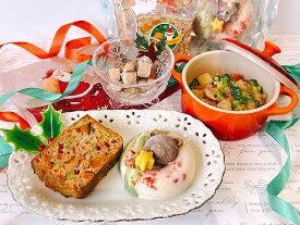 【無添加】おいぬさまのクリスマスセット♪♪わんちゃんと聖夜は「スペシャルなごはん」でお祝いしちゃおう♪♪ プレゼントとしても好評!!＼犬クリスマス・犬用クリスマス・犬クリスマスセット・犬クリスマスケーキ・犬ケーキ／