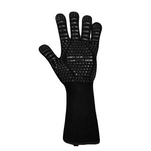 耐熱グローブ 手袋 1枚 BBQ バーベキュー キャンプ アウトドア 800℃対応 すべり止め付 左右兼用 男女兼用 オーブン対応 安全作業用