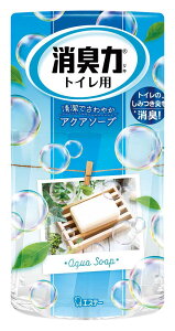 【最大10%OFFクーポン配布中!24日20時〜】トイレの消臭力 (3) アクアソープ