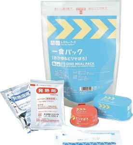 【P10倍!30日限定】レスキューフーズ(1食パック×12箱) (1) おかゆ&とりそぼろ