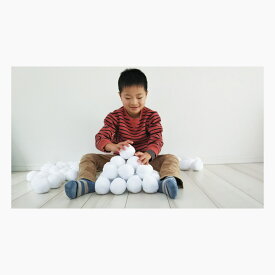 ★ P10倍 ＆ 最大1100円OFF クーポン★ いつでも 雪合戦 スノー ボール（100個入）三和製作所　雪 やわらかい 安心 安全 本物 の 雪のよう な さわり心地 布 溶けない雪