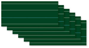 四線マグネットシート黒板 6枚組 (3) 線間6cm