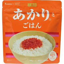 【非常食　単品】三島食品Xイザメシ（単品）あかりとごはん 3年保存 防災食 防災グッズ 備蓄 食料 長期保存 防災商品 災害グッズ 災害備蓄食品 アウトドア キャンプ