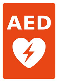 【P10倍&10％OFFセール！ 1/9 20:00-1/16 1:59】AEDシール A4 Lサイズロゴのみ 片面　【sanwa】　JIS規格準拠 ステッカー 日本AED財団監修