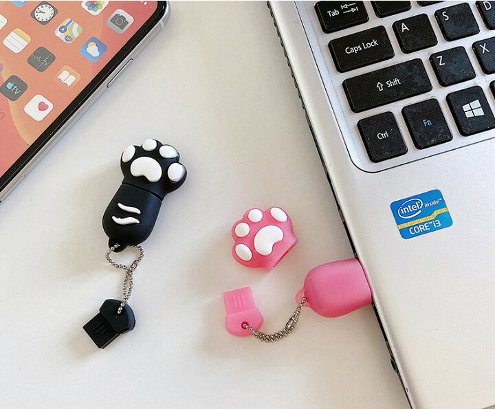 楽天市場】おもしろい USBメモリ かわいい 猫の肉球 32GB ねこ 肉球 ネコ にくきゅう 猫グッズ 柔らかいシリコン材質USBフラッシュメモリ  (送料無料) : ハッピーライフストア