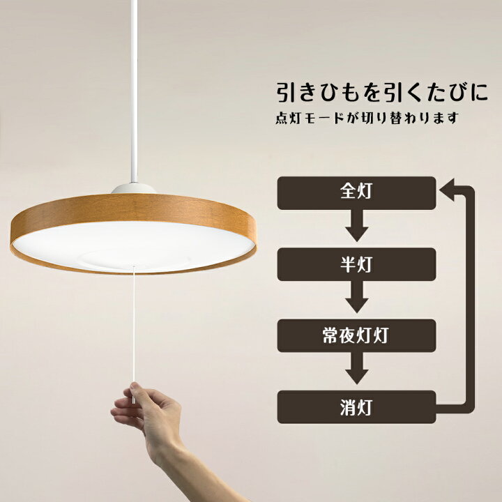 楽天市場】ペンダントライト LED 和風 シーリングライト 6畳 昼光色 