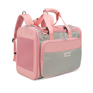 Truelove 犬用 猫用 キャリーバッグ リュック 全3色 ワンサイズ ナイロン 小型犬用 広スペース メッシュ 通気性 軽量 かわいい 折りたためる お手入れしやすい 収納性抜群 使いやすい 運びやす