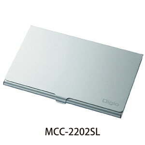ナカバヤシ アルミカードケース SD2枚 microSD4枚 収納 シルバー MCC-2202SL