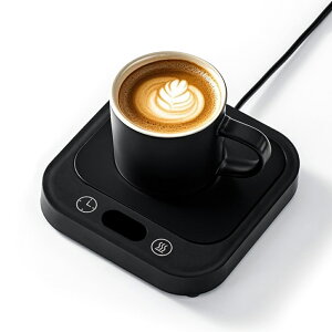 カップウォーマー コーヒーウォーマー ドリンクウォーマー 最高80℃ 保温コースター 4段階温度調節(45℃-80℃) 2-8Hタイマー調整 自動電源オフ カップヒーター 軽量 コンパクト 静音 コーヒー