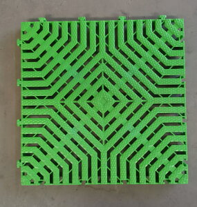 ガレージタイル 40×40×3cm ガレージマット ポリプロピレン製 耐荷重 耐久性 滑り止め 自動車 バイク 駐車場 整備工場 洗車 ガーデン 車庫 屋外 取り付け簡単 6色