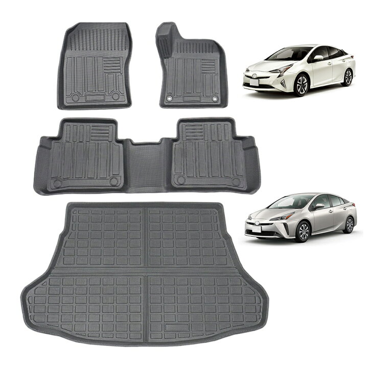 楽天市場】トヨタ プリウス PRIUS 50系 専用 フロアマット TPE素材 3D 