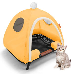 ペットハウス 猫ベッド 犬ベッド テント型 ペット用ベッド ペット用品 四季兼用 通気性 猫ハウス ねこ 小型犬 中型犬に対応 ネコ いぬ お手入れ簡単 犬小屋 猫小屋 室内 カバー取り外し可能