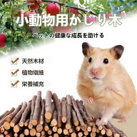 【200g入り】 ハムスター かじり木 リンゴ枝 うさぎ 噛む おもちゃ ハムスター おもちゃ 小動物 チンチラ…