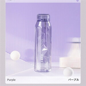 ウォーターボトル 水筒 大容量ボトル 570ml 透明 ウォーターカップ 軽量 持ち運び便利 コンパクト クリア