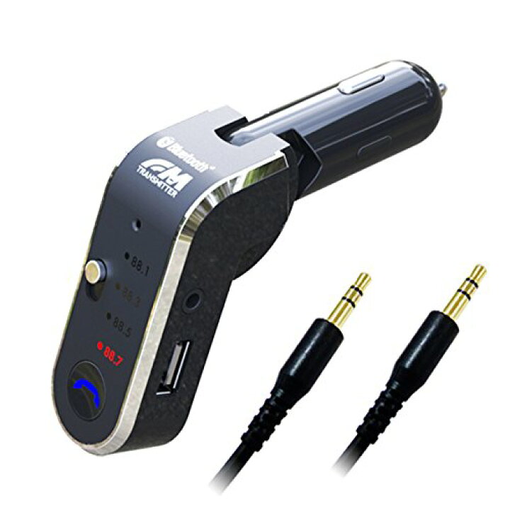 楽天市場 Kd 165 Bluetooth3 0 Fmトランスミッター Auxケーブル付 Iphone スマートフォン Ipod Ipad ウォークマン 音楽再生 カーステレオ トランスミッター カーオーディオ 車で音楽再生 黒 ブラック Bk Fmトランス Waoショップ