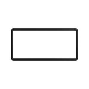 ヤック PF347 シリコーン ナンバーフレーム ブラック 軟質 | シリコン フロント リア ナンバープレート プレート 外装パーツ 軽自動車 普通車 パーツ フロント フロントナンバープレート リア