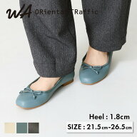【超特価70％OFFクーポン有】パンプス レディース バレエ 1.8cm 定番 リボン フラット ぺたんこ 通勤 仕…