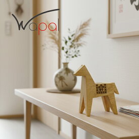 2026年 干支 午 置物 木製 ワパルオリジナル | かわいい 馬 うま ウマ 縁起物 干支飾り 正月飾り 迎春飾り 玄関飾り ギフトにも 手作り wapal-2026