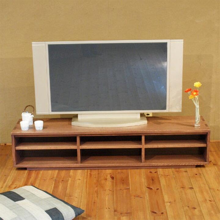 楽天市場】TVボード 幅150cm タモ材 オープンタイプ 