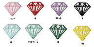 “ワッペン屋さんラボ　オリジナルワッペン” 　ダイヤモンド柄　ワッペン（アイロン接着タイプ）
