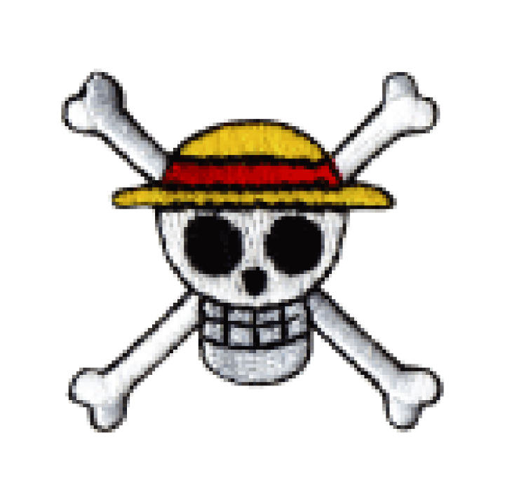 楽天市場 One Piece ワンピース 海賊旗 モンキー D ルフィ ワッペン シール アイロン接着 両用タイプ ワッペン屋さんラボ