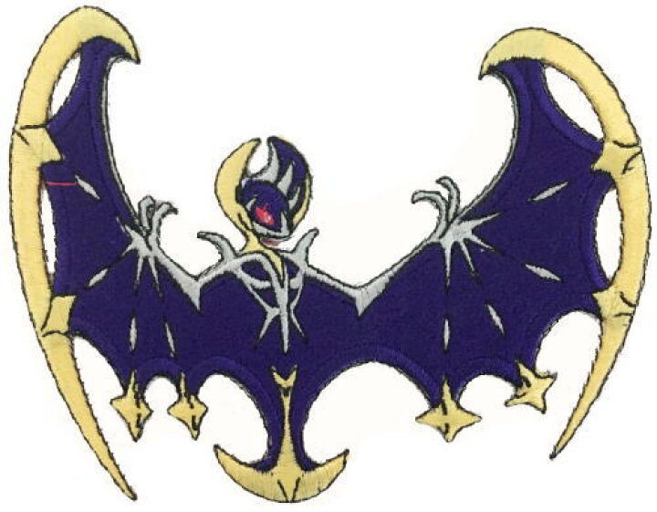 楽天市場 ポケットモンスター サン ムーン ルナアーラ ビッグワッペン アイロン接着タイプ ワッペン屋さんラボ