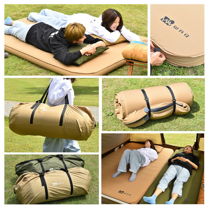 楽天市場】【お得なセット価格】 WAQ RELAXING CAMPMAT ダブルサイズ 