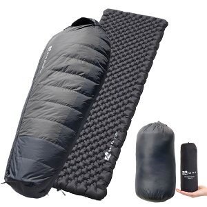 �y�����ȃZ�b�g���i�z WAQ �_�E���X���[�s���O�o�b�O -30���Ή� FP650 & WAQ Ultra Light AirMat�iR�l6.8/7.0�j�y��������/1�N�ۏ؁z
