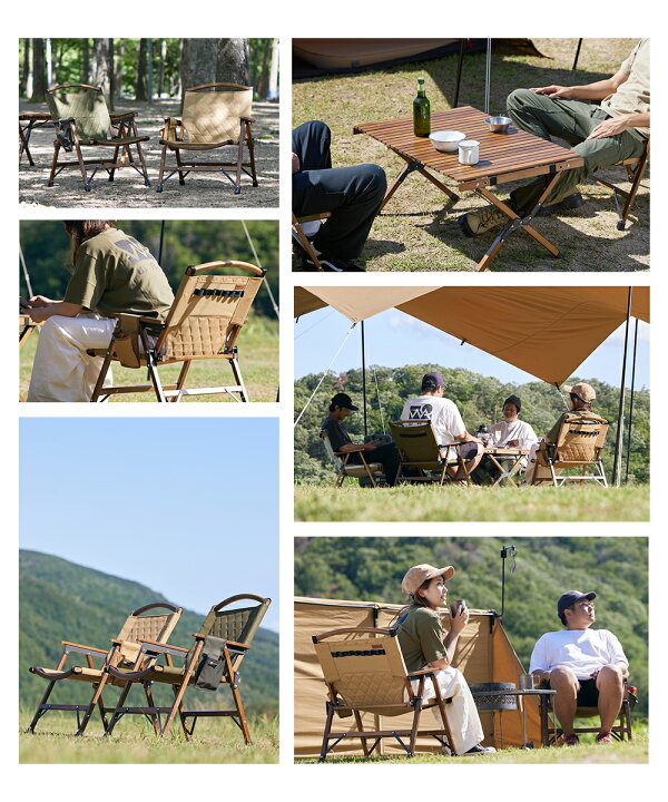 楽天市場】WAQ Folding Wood Chair フォールディングウッドチェア WAQ 