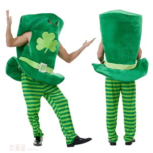 St. Patrick's Day クローバー 男女兼用 男性用 ハロウィン コスプレ ハロウィン 仮装 大人 ハロウィン衣装 コスプレ衣装 レディース ハロウィーン 衣装 ガールズ 女性用 パーティー Halloween コス