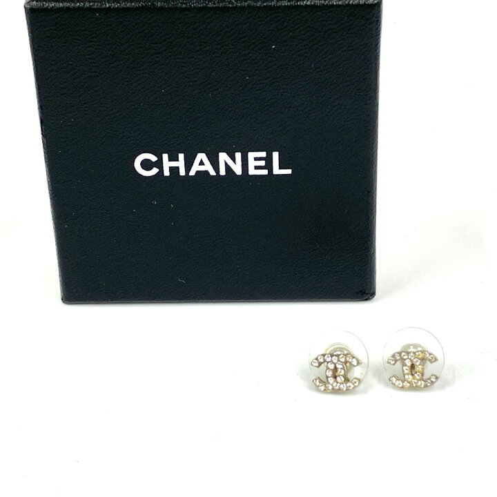 楽天市場】CHANEL シャネル ピアス ピアス ココマーク ラインストーン 