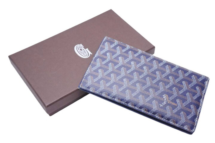 楽天市場】GOYARD ゴヤール パスポートケース カードケース ネイビー 