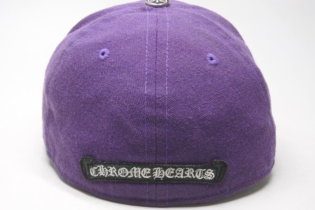 CHROME HEARTS クロムハーツ BASEBALL TRUCKER CAP ベースボールトラッカーキャップ CHロゴ 帽子 59.6cm  パープル 紫 中古 N3544 | Warashibe_Casanova