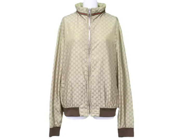 楽天市場】GUCCI グッチ ナイロンジャケット ウィンドブレイカー GG柄 