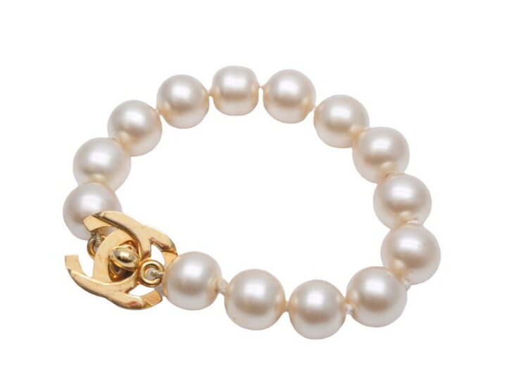 楽天市場】CHANEL シャネル ブレスレット パール ココマーク ターン  