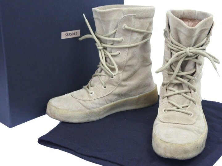 楽天市場】yeezy イージー Season 2 CREPE BOOT KW1011.004 スウェード 