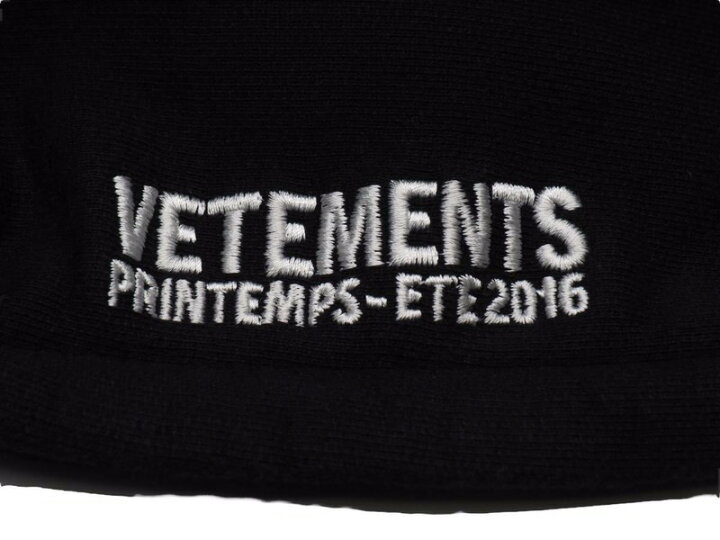 楽天市場】VETEMENTS ヴェトモン 16SS 再構築 メタルロゴ スウェット